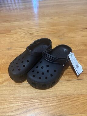 CROCS Classic Black Clog Mules